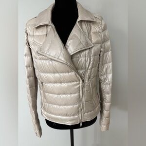 Herno Women's Shimmering champagne/taupe Puffer Jacket